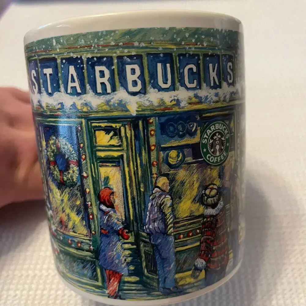 VTG Starbucks coffee company barista series Christmas mug year 2000 coffee mug